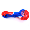 XY46L004 Silicone Pipe à eau fumer pour le tabac de mauvaises herbes